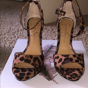 Cheetah print heels